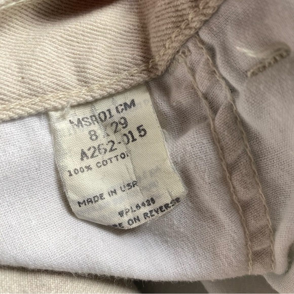 Vintage Wrangler - Cream Tapered Mom Jean Denim Jeans - size 8